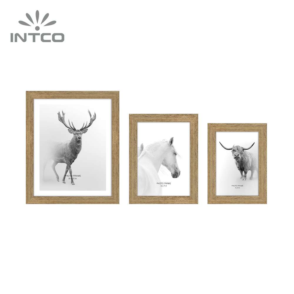 Intco rustic picture frames are available in multiple sizes